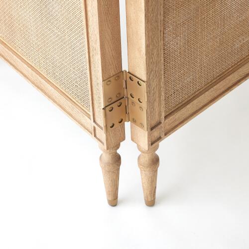 Josephine Screen-Bleached Oak