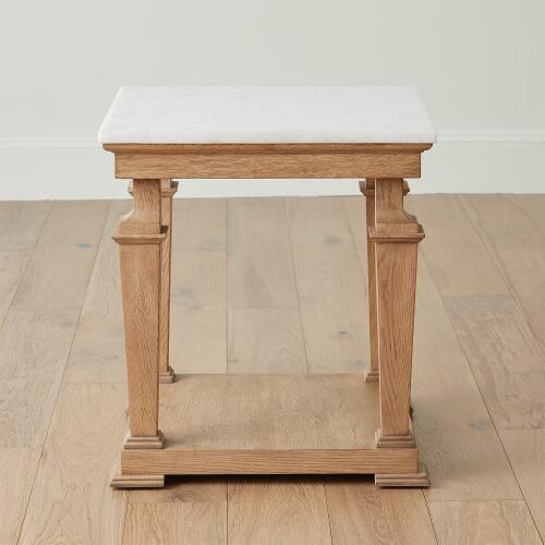 Josephine Side Table-Bleached Oak