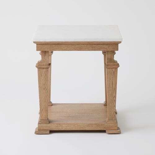 Josephine Side Table-Bleached Oak