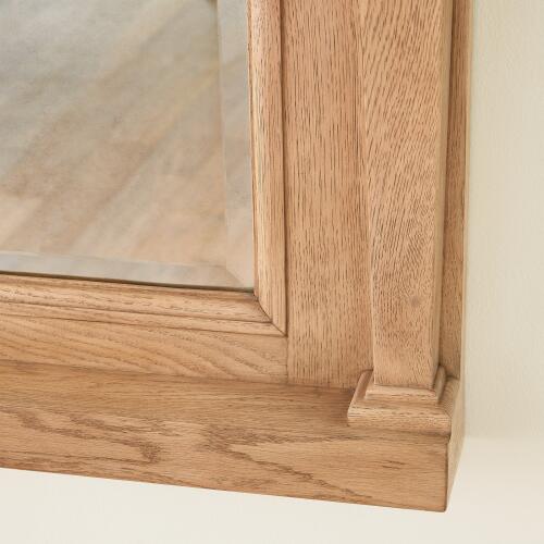 Josephine Floor Mirror-Bleached Oak