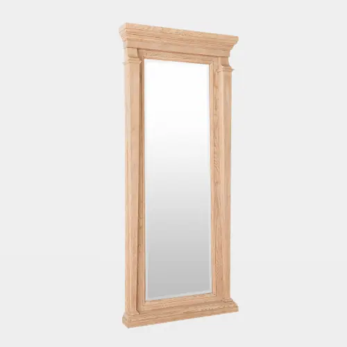 Josephine Floor Mirror-Bleached Oak