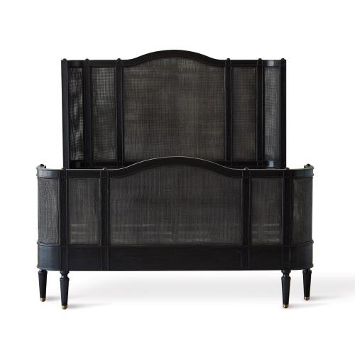 Josephine King Bed-Blackened Oak