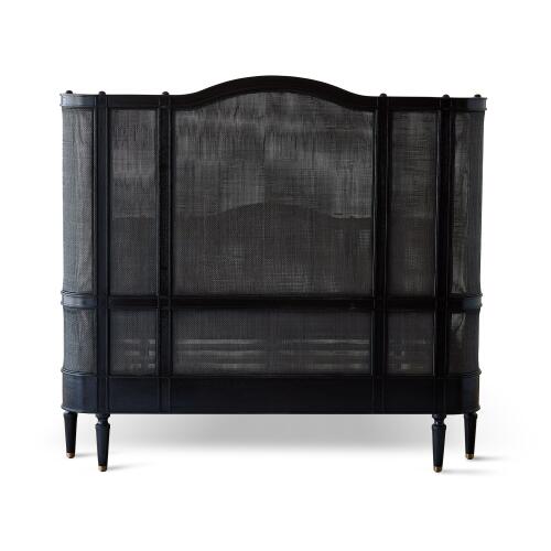 Josephine King Bed-Blackened Oak