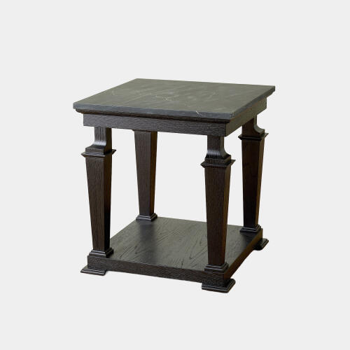 Josephine Side Table-Blackened Oak