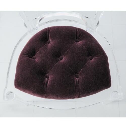 Marilyn Acrylic Side Chair-Sultana-Lavender