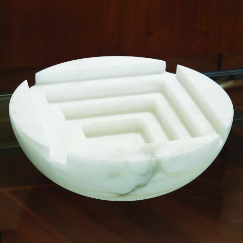 Stepwell Bowl-Alabaster