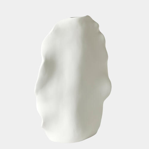 Kelp Vase-Matte White-Tall