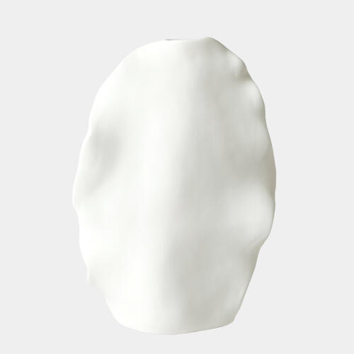 Kelp Vase-Matte White-Tall