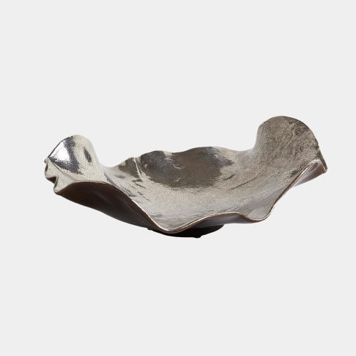 Wave Platter-Platinum Crackle