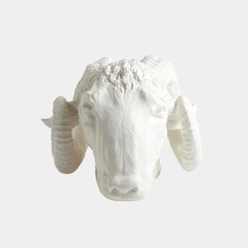 Capricorn Sculpture-Matte White