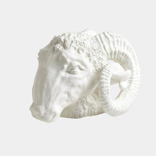 Capricorn Sculpture-Matte White
