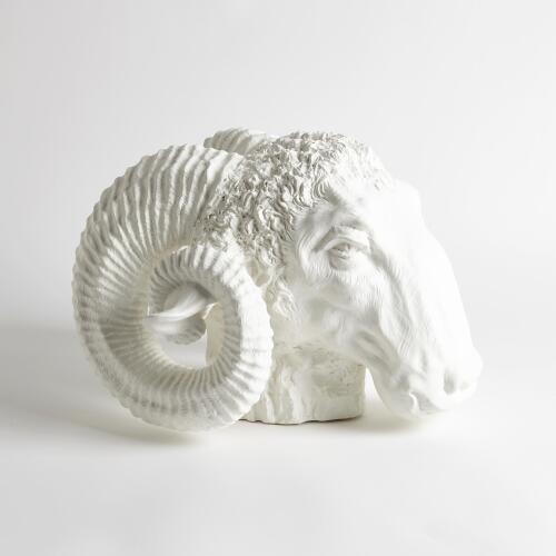 Capricorn Sculpture-Matte White