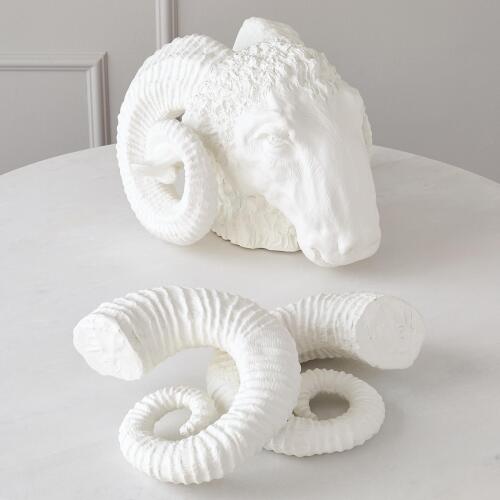 Capricorn Sculpture-Matte White