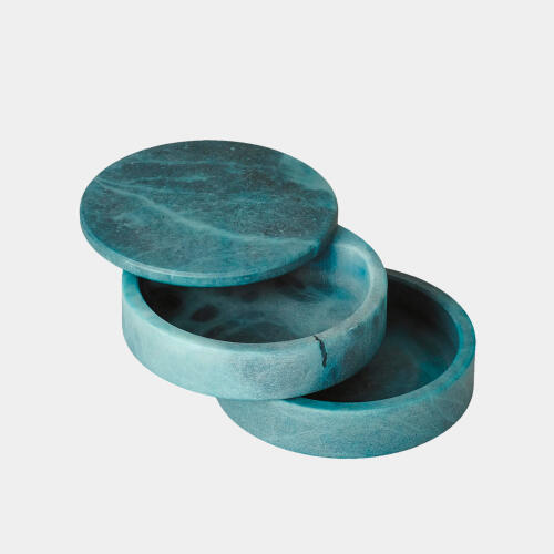 Leora Swivel Box-Alabaster-Blue