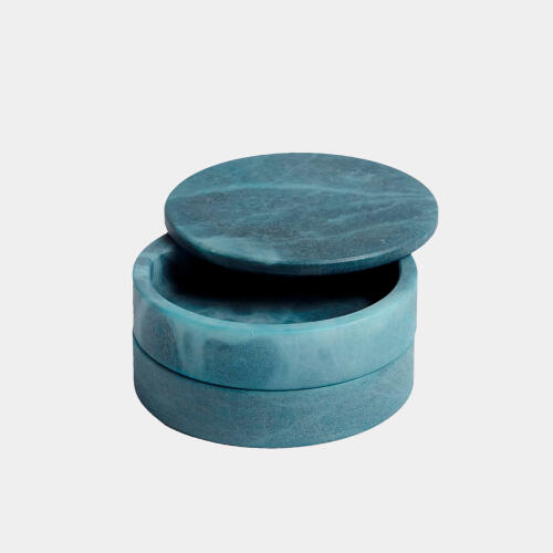 Leora Swivel Box-Alabaster-Blue