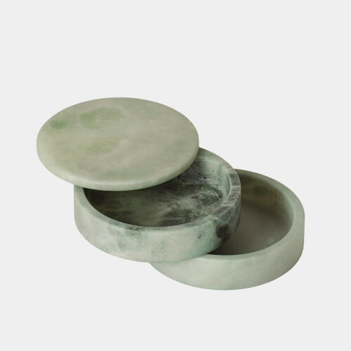 Leora Swivel Box-Alabaster-Green