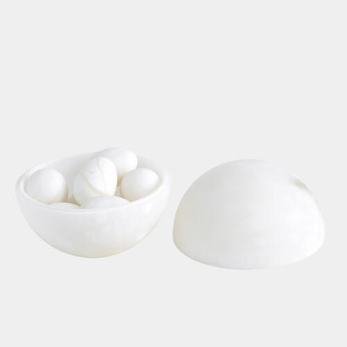 Sfera Box-Alabaster-White