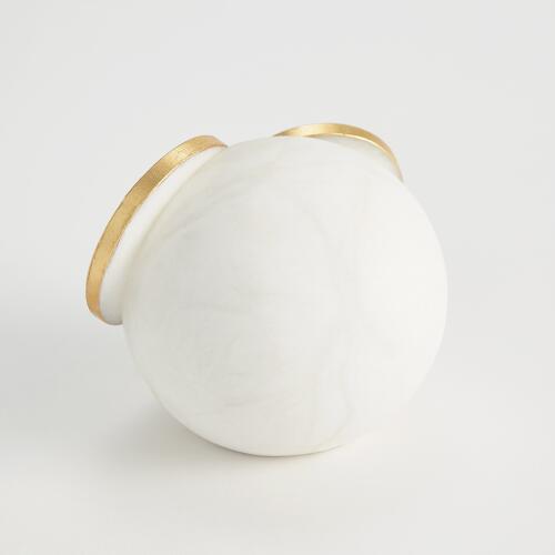 Alabaster Big Eyed Owl