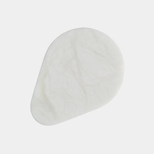 Alabaster Teardrop Double Box-Swivel-White