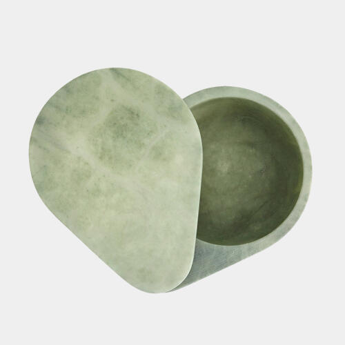 Alabaster Teardrop Double Box-Swivel-Green