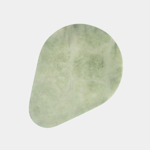 Alabaster Teardrop Double Box-Swivel-Green