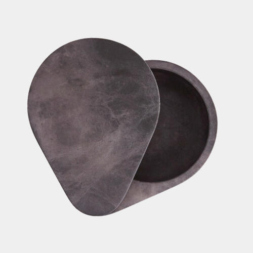 Alabaster Teardrop Double Box-Swivel-Gray