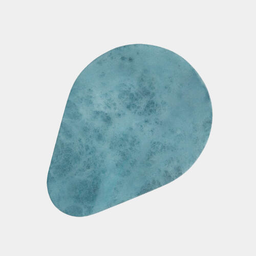 Alabaster Teardrop Double Box-Swivel-Blue