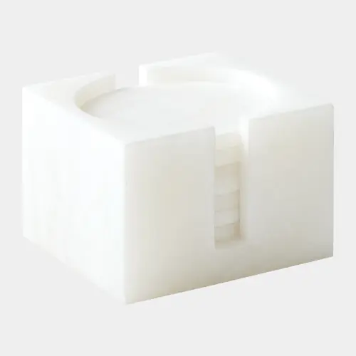 Alabaster Coasters w/Holder