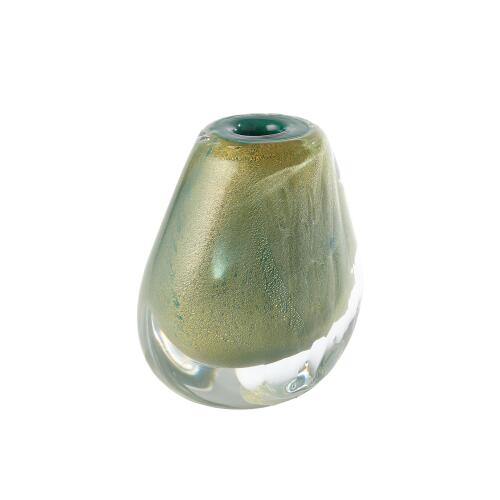 Conical Vase-Green Gold