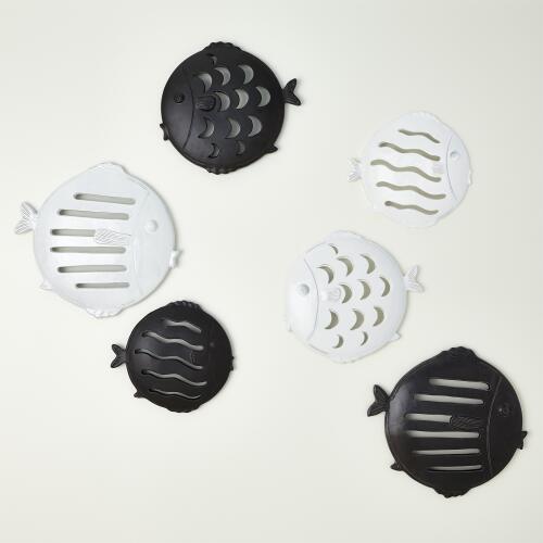 Wall Mount Fish-White