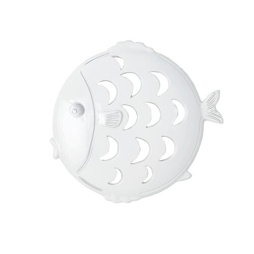 Wall Mount Fish-White