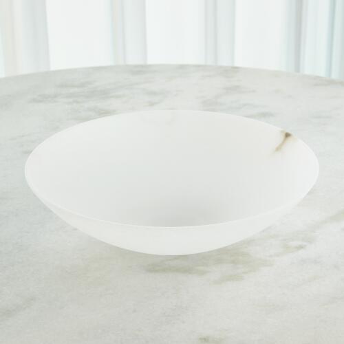Wide Alabaster Bowl