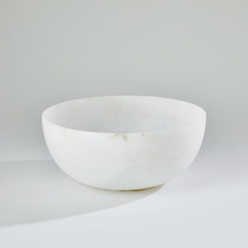 giant alabaster bowl