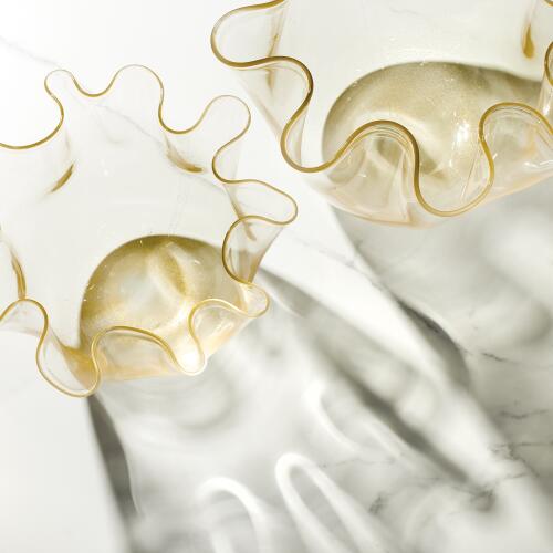 Handkerchief Vase-Gold