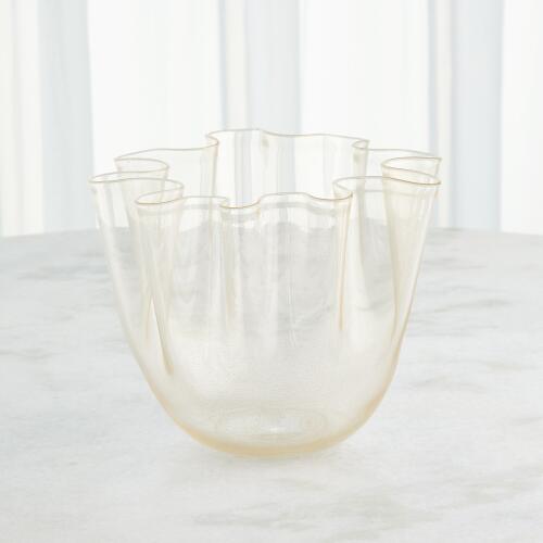 Handkerchief Vase-Gold