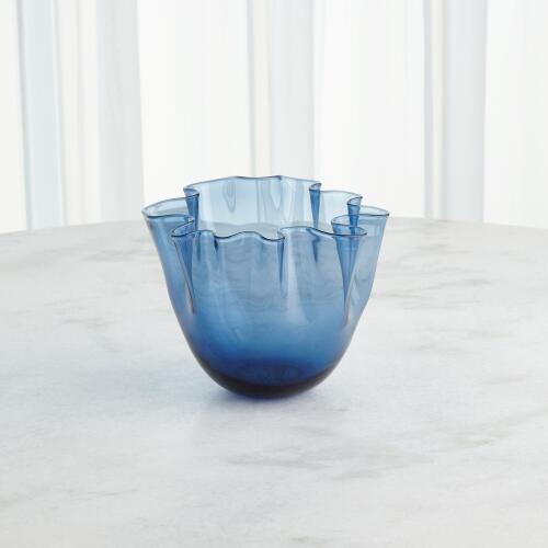 Handkerchief Vase-Blue