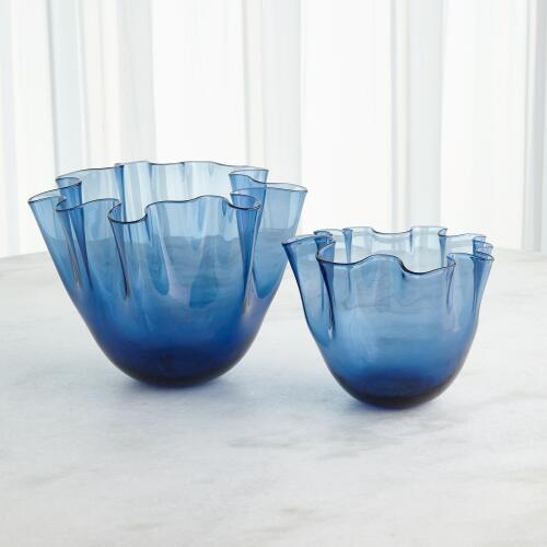 Handkerchief Vase-Blue