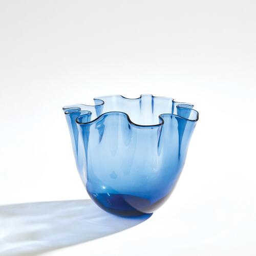 Handkerchief Vase-Blue
