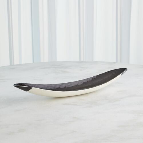 Ebony & Ivory Gondola Bowl