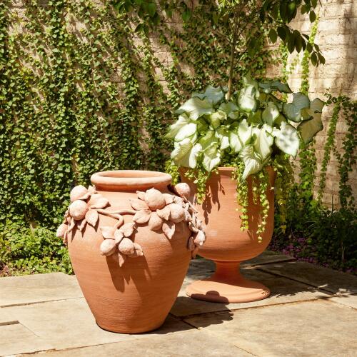 Villa Limone Urn-Terracotta-Sm