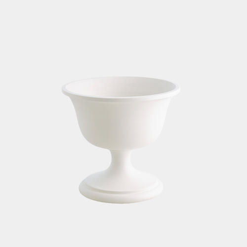 Villa Chalice Compote-Matte White-Sm