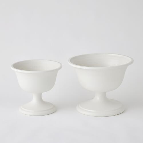 Villa Chalice Compote-Matte White