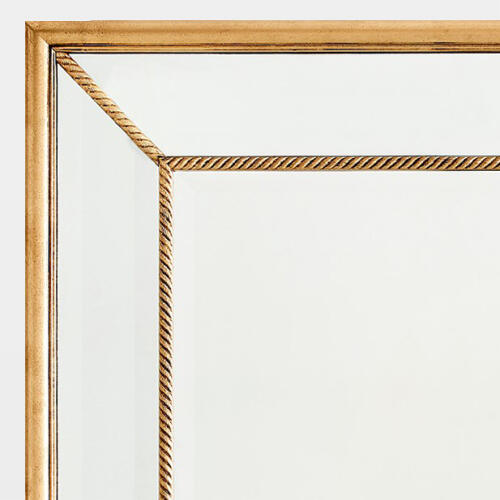 Kriza Gilded Rope Mirror-Gold