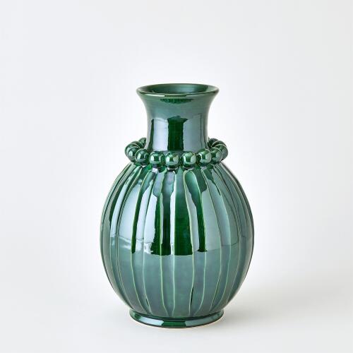 Pearl Vase-Emerald
