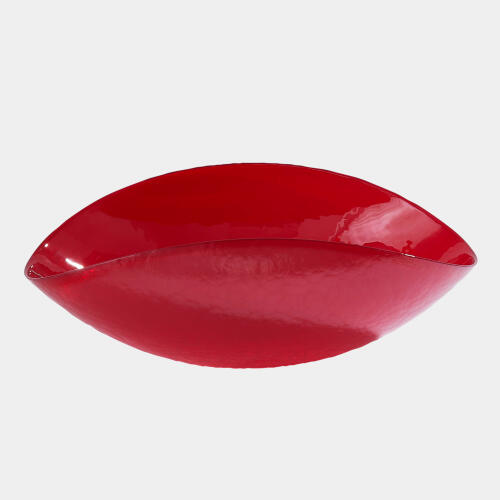 Jessica Folded Bowl-Deep Red