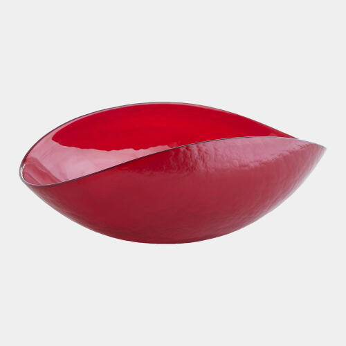 jessica folded bowl-deep red