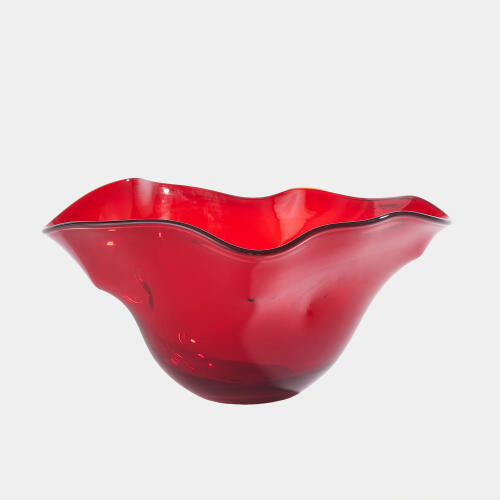organic bowl-deep red