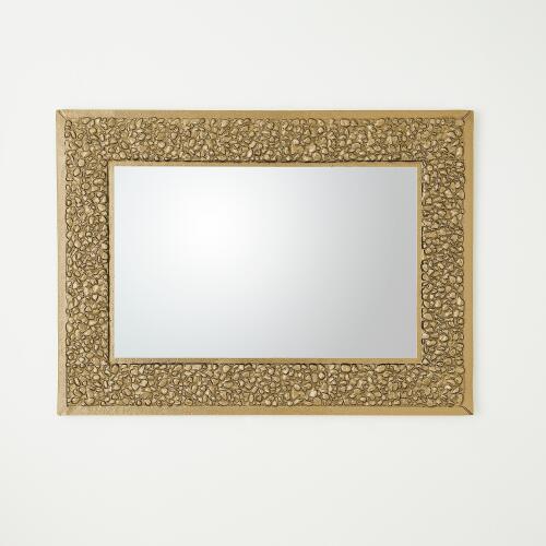 Zeke Golden Stone Mirror