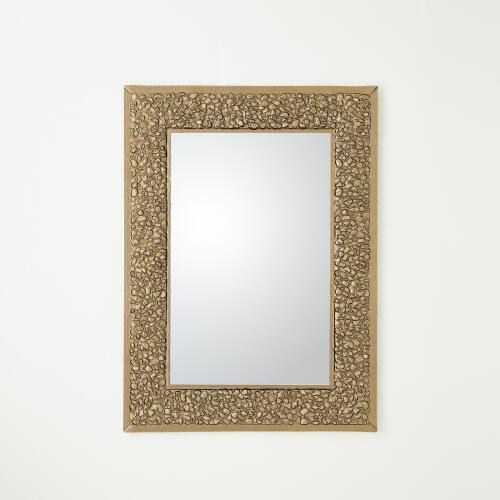 Golden Stone Mirror
