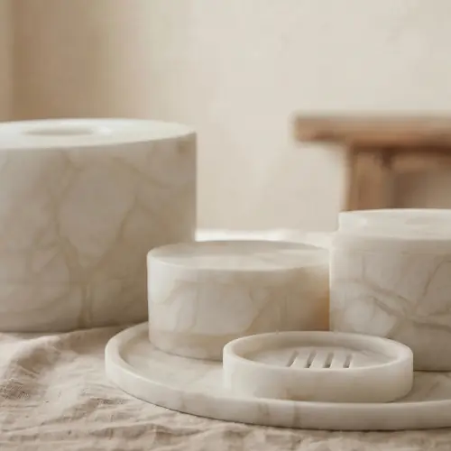 Elena Oval Tray-Alabaster